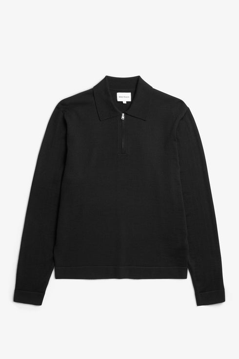 NORSE PROJECTS TECH MERINO CREPE POLO